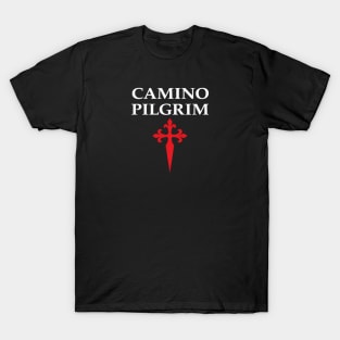 Camino Pilgrim | Camino de Santiago Pilgrimage Design T-Shirt